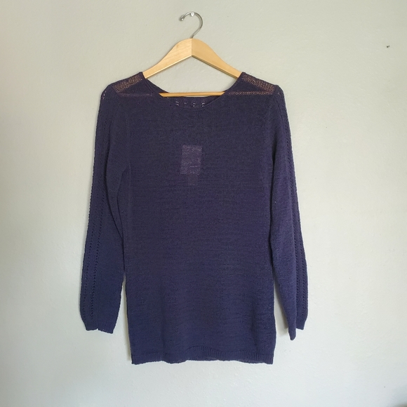 Rachel Zoe Karla Open Work Sweater Size Large - Picture 2 of 9